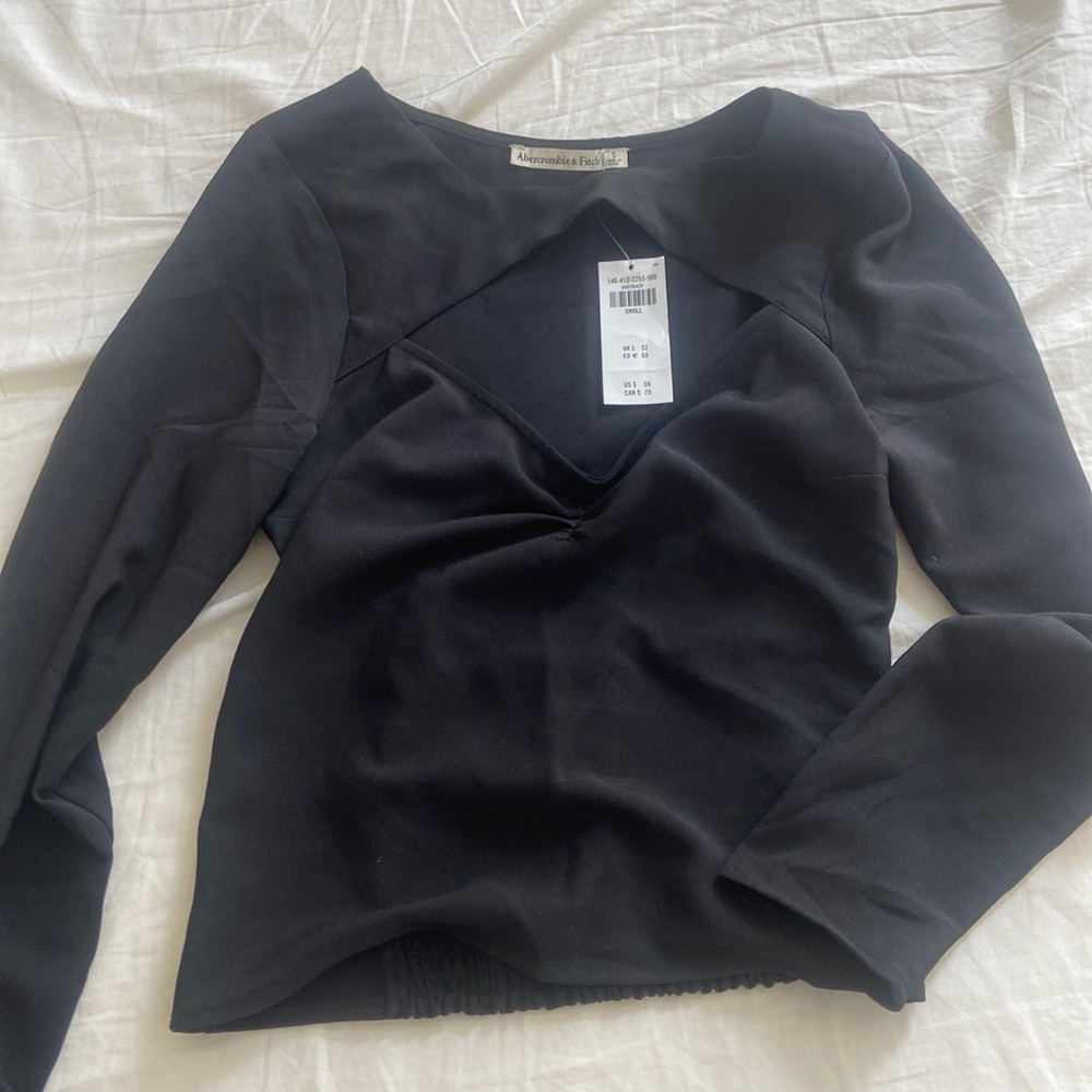 Black Cut Out Longsleeve